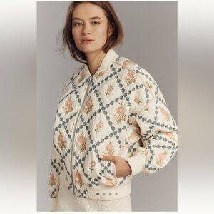 NWT BLANKNYC Sought After Embroidered Bomber Jacket Large